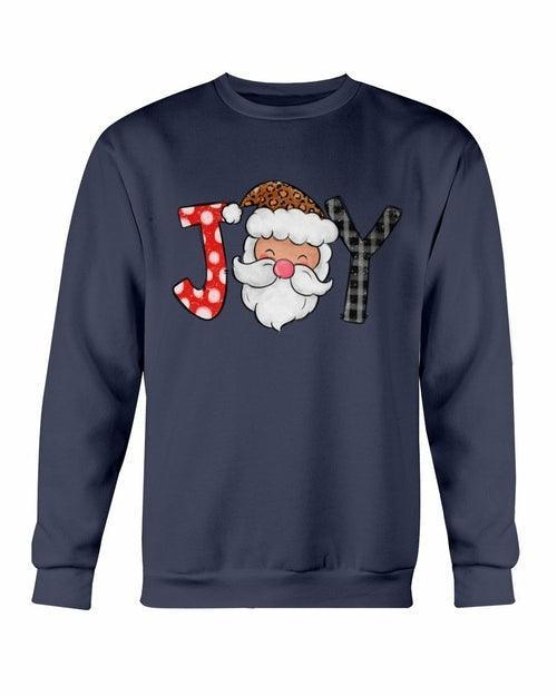 Joy Santa Christmas Sweatshirt - VirtuousWares:Global