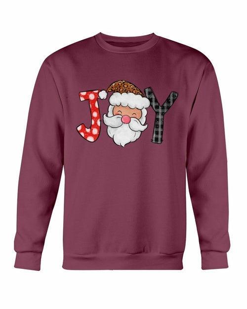 Joy Santa Christmas Sweatshirt - VirtuousWares:Global