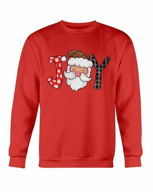 Joy Santa Christmas Sweatshirt - VirtuousWares:Global