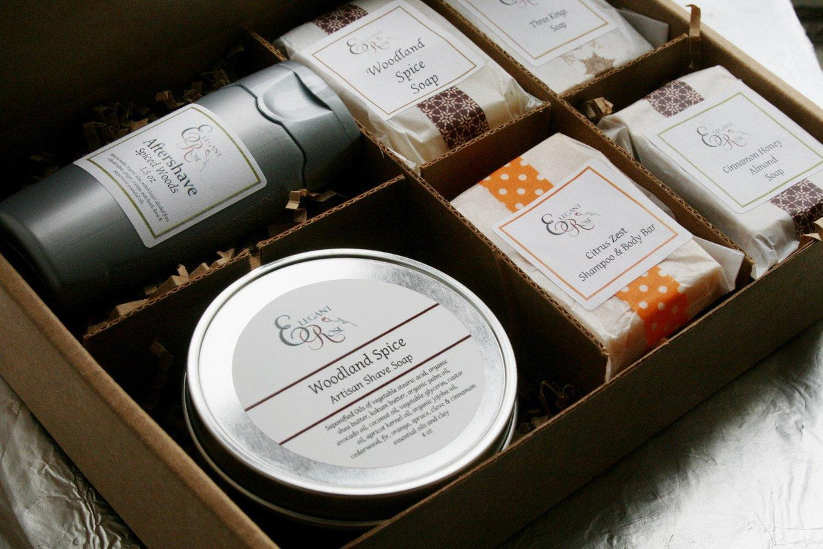 Just for Him Gift Set, Natural Bath Gift for Men - VirtuousWares:Global