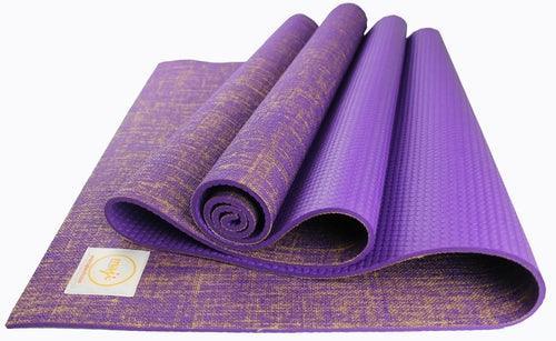 Jute Premium Eco Yoga Mat + Foot Massager (7.5cm x 17.5cm) - VirtuousWares:Global