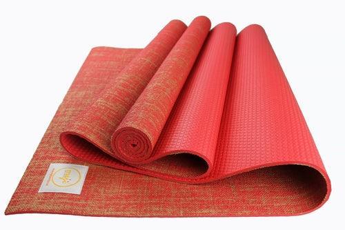Jute Premium Eco Yoga Mat + Foot Massager (7.5cm x 17.5cm) - VirtuousWares:Global