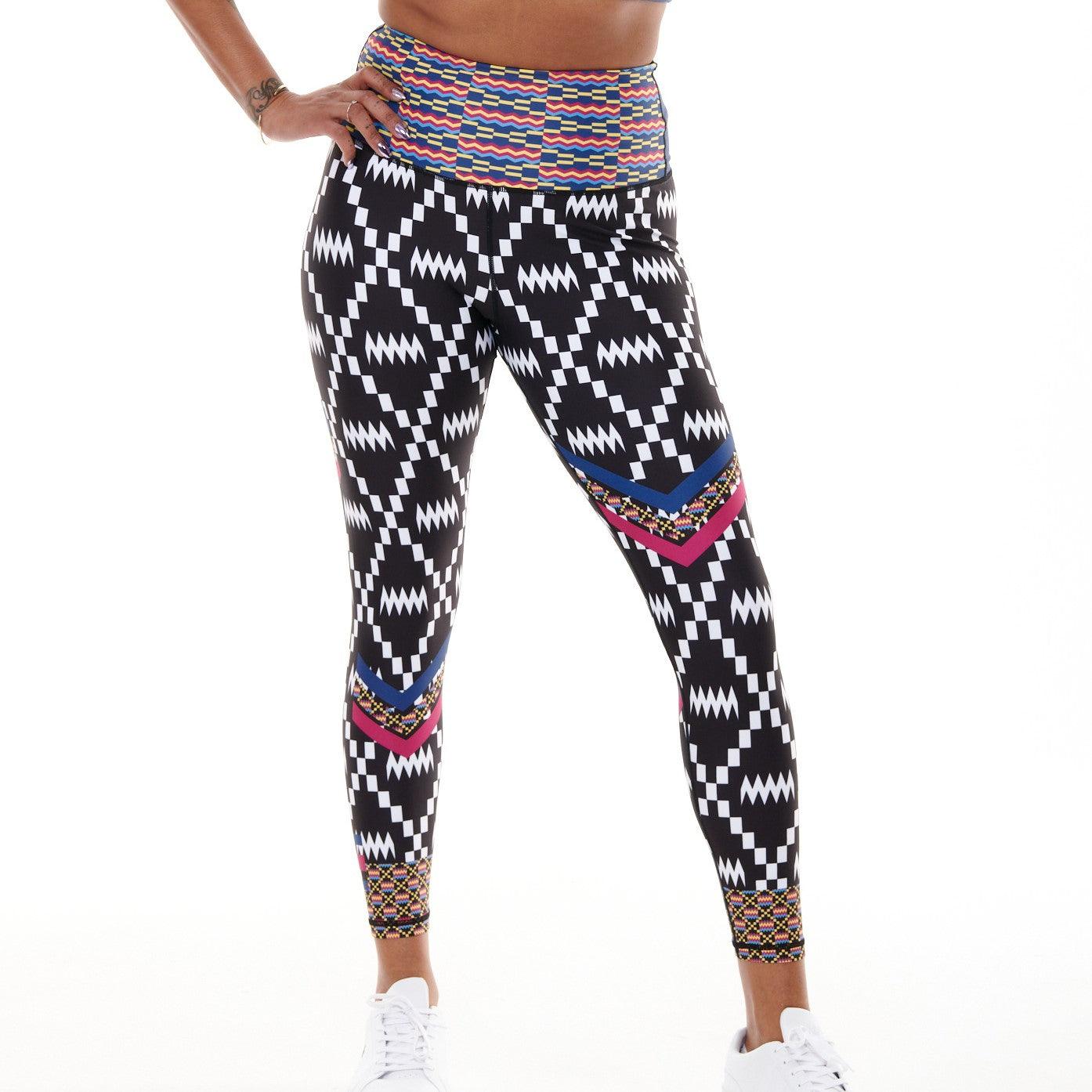 Kayentee Cerulean Splash Leggings - VirtuousWares:Global