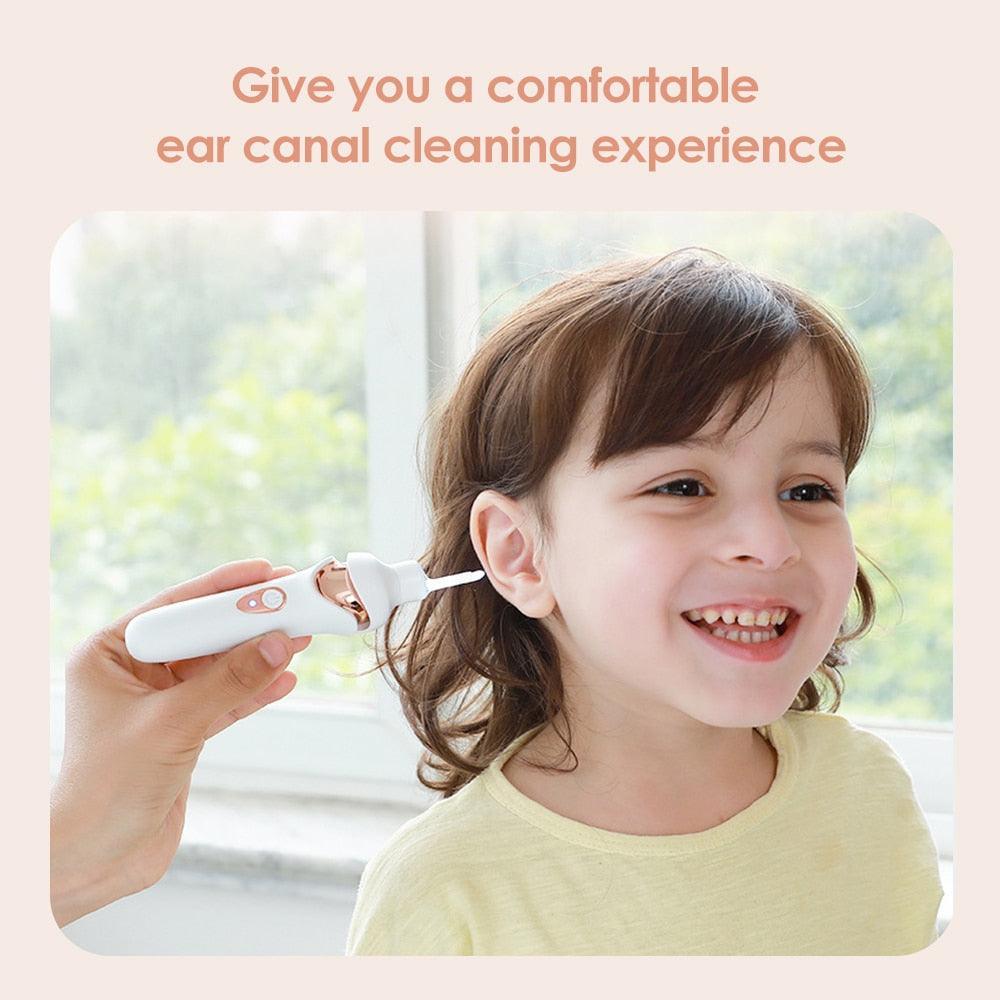 Kid Electric Ear Cordless Safe Vibration Painless Vacuum Ear Wax Pick - VirtuousWares:Global