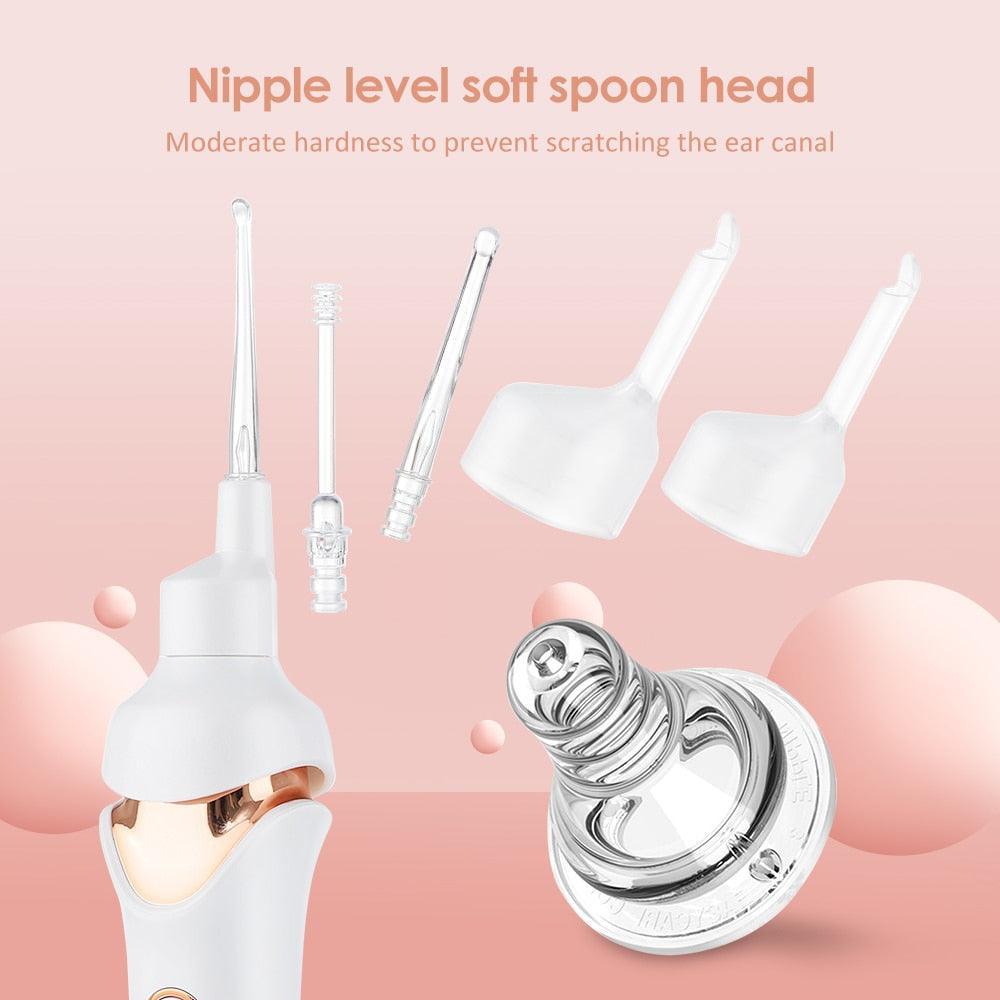 Kid Electric Ear Cordless Safe Vibration Painless Vacuum Ear Wax Pick - VirtuousWares:Global