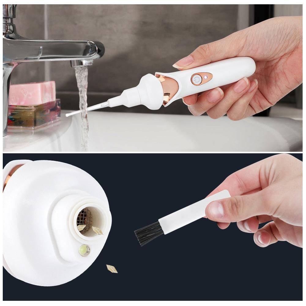 Kid Electric Ear Cordless Safe Vibration Painless Vacuum Ear Wax Pick - VirtuousWares:Global