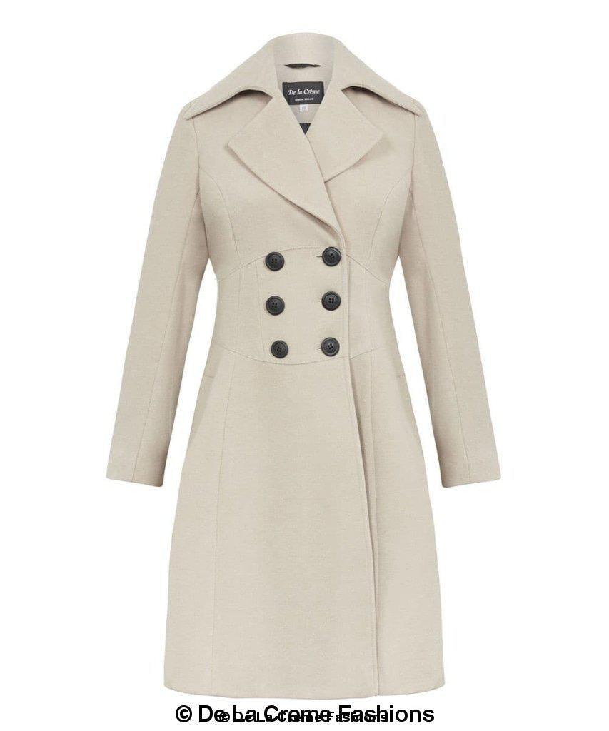 Kirsty Slim Fit A-Line Coat - VirtuousWares:Global