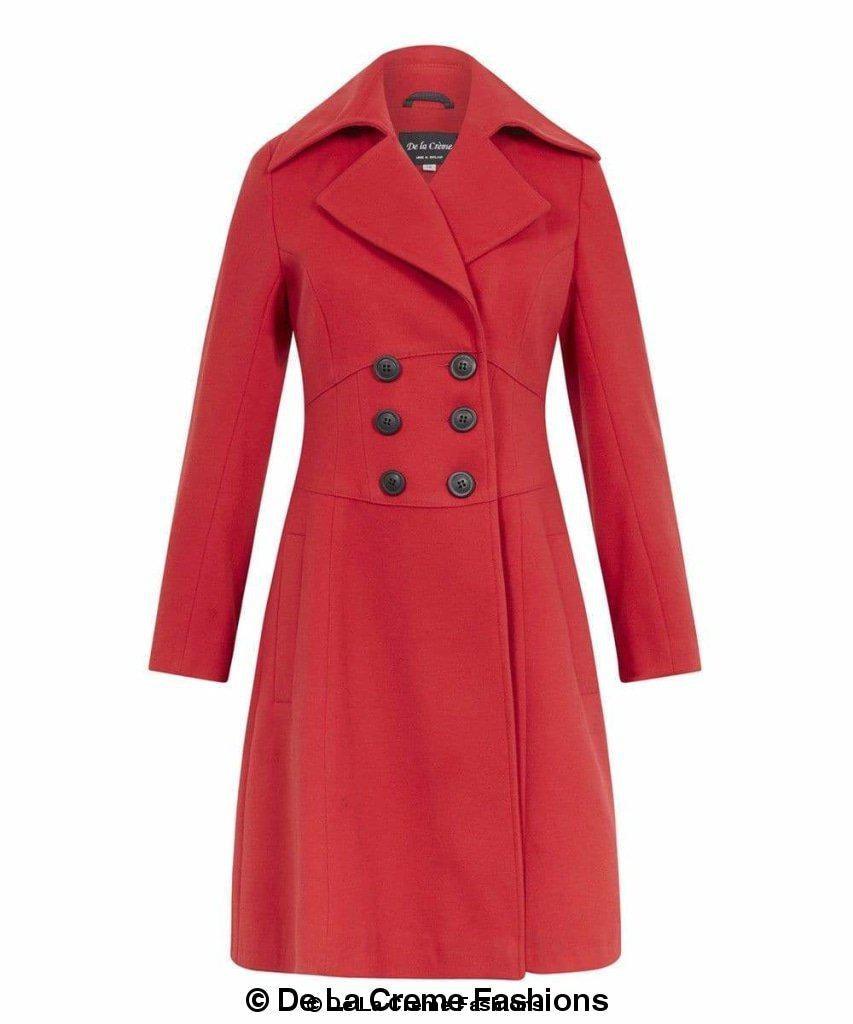 Kirsty Slim Fit A-Line Coat - VirtuousWares:Global