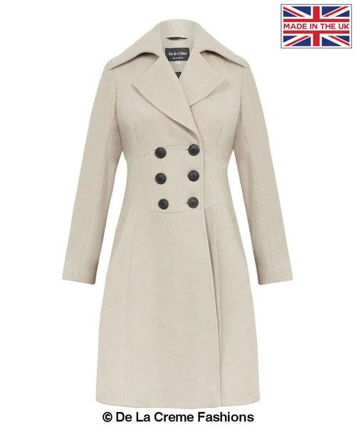 Kirsty Slim Fit A-Line Coat - VirtuousWares:Global