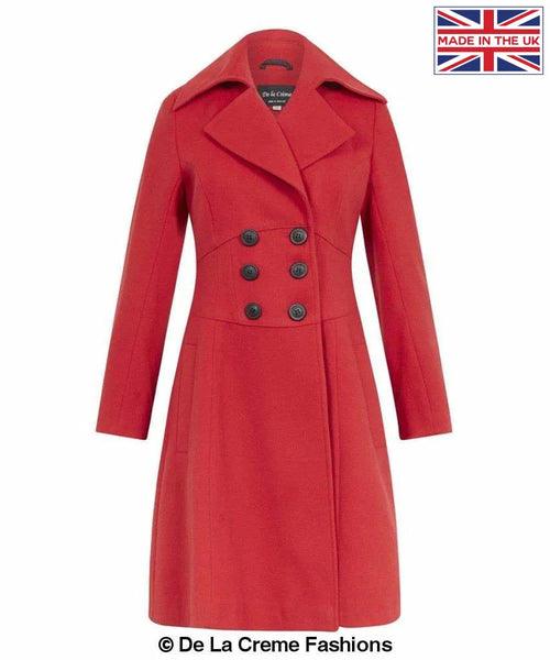 Kirsty Slim Fit A-Line Coat - VirtuousWares:Global