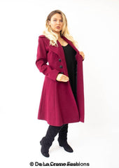 Kirsty Slim Fit A-Line Coat - VirtuousWares:Global