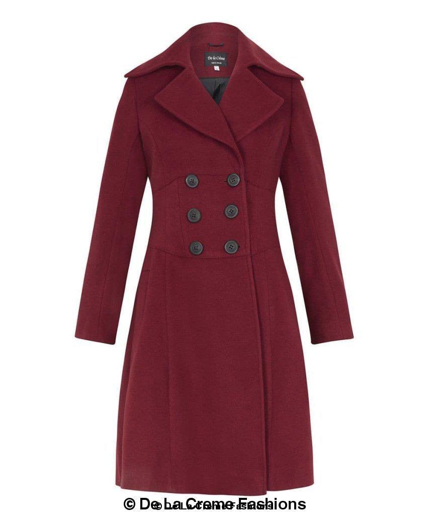 Kirsty Slim Fit A-Line Coat - VirtuousWares:Global