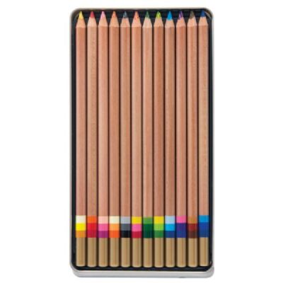 Koh-I-Noor FA33TIN12BC Tri-Tone Colored Pencil 12-Color Set - VirtuousWares:Global
