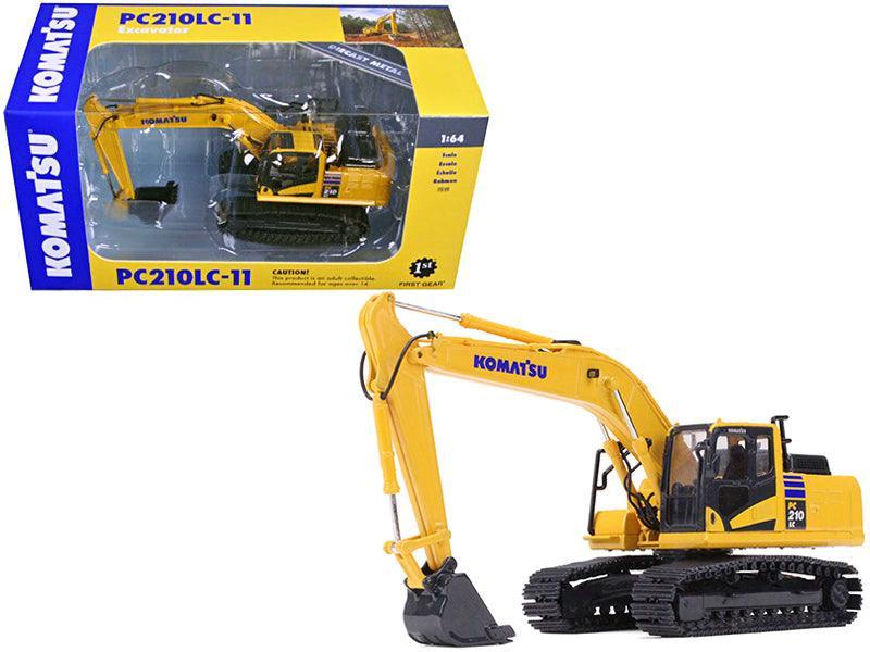 Komatsu PC210LC-11 Excavator 1/64 Diecast Model by First Gear - VirtuousWares:Global