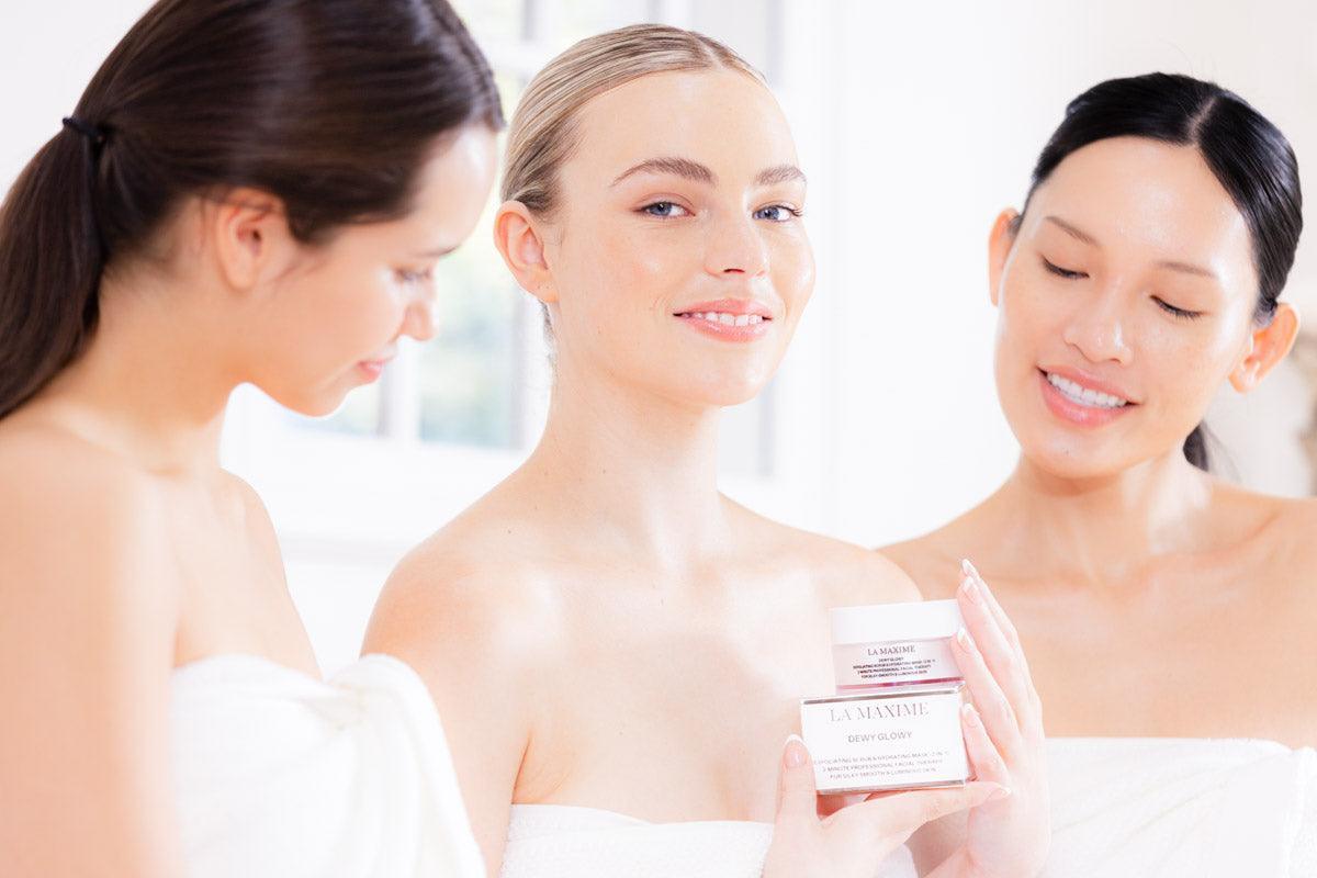 La Maxime Dewy Glowy Exfoliating Scrub & Hydrating Mask -Smooth and - VirtuousWares:Global