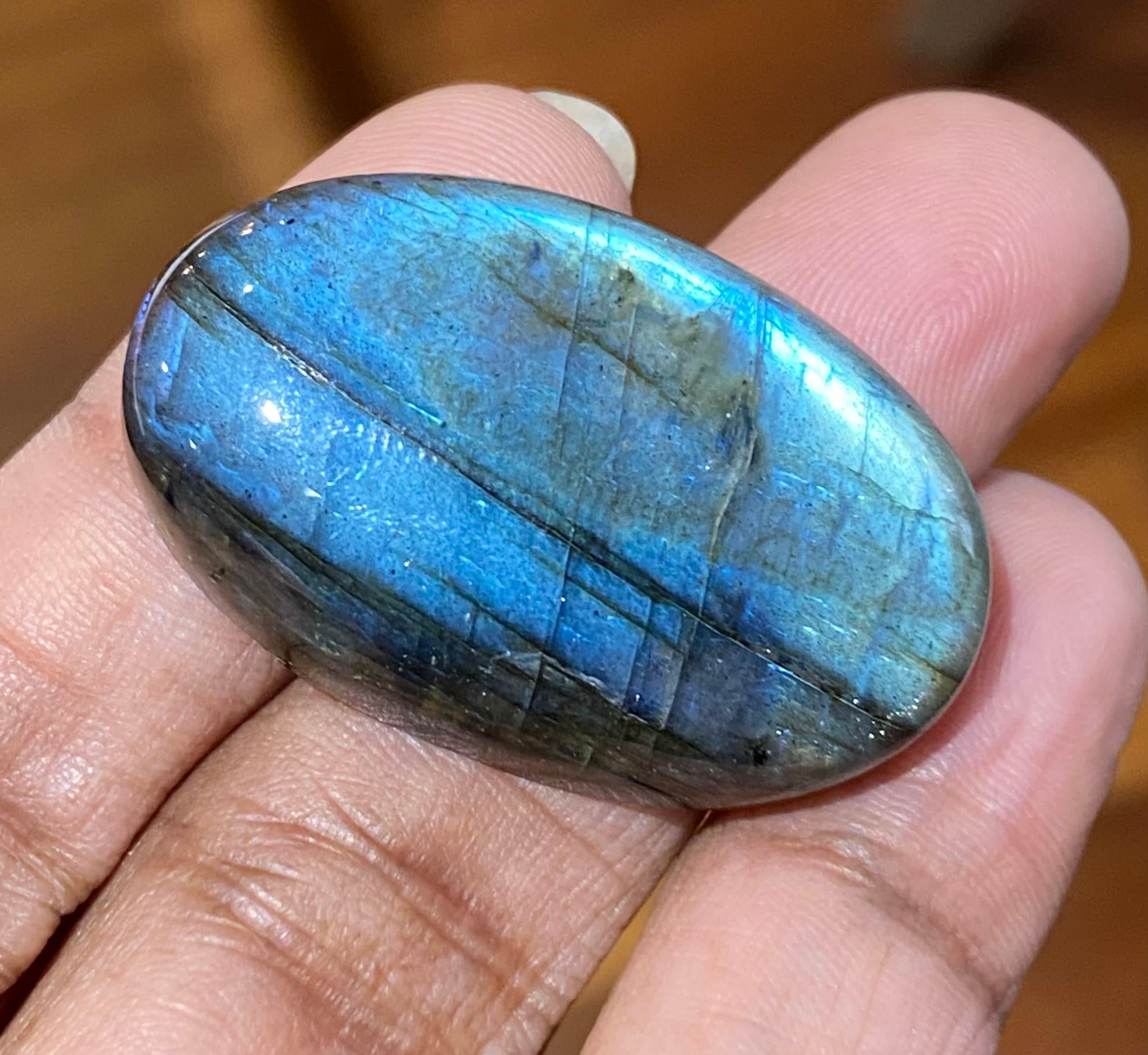 Labradorite Cabochon, Natural Gemstone Cabochon, Labradorite , Wire - VirtuousWares:Global
