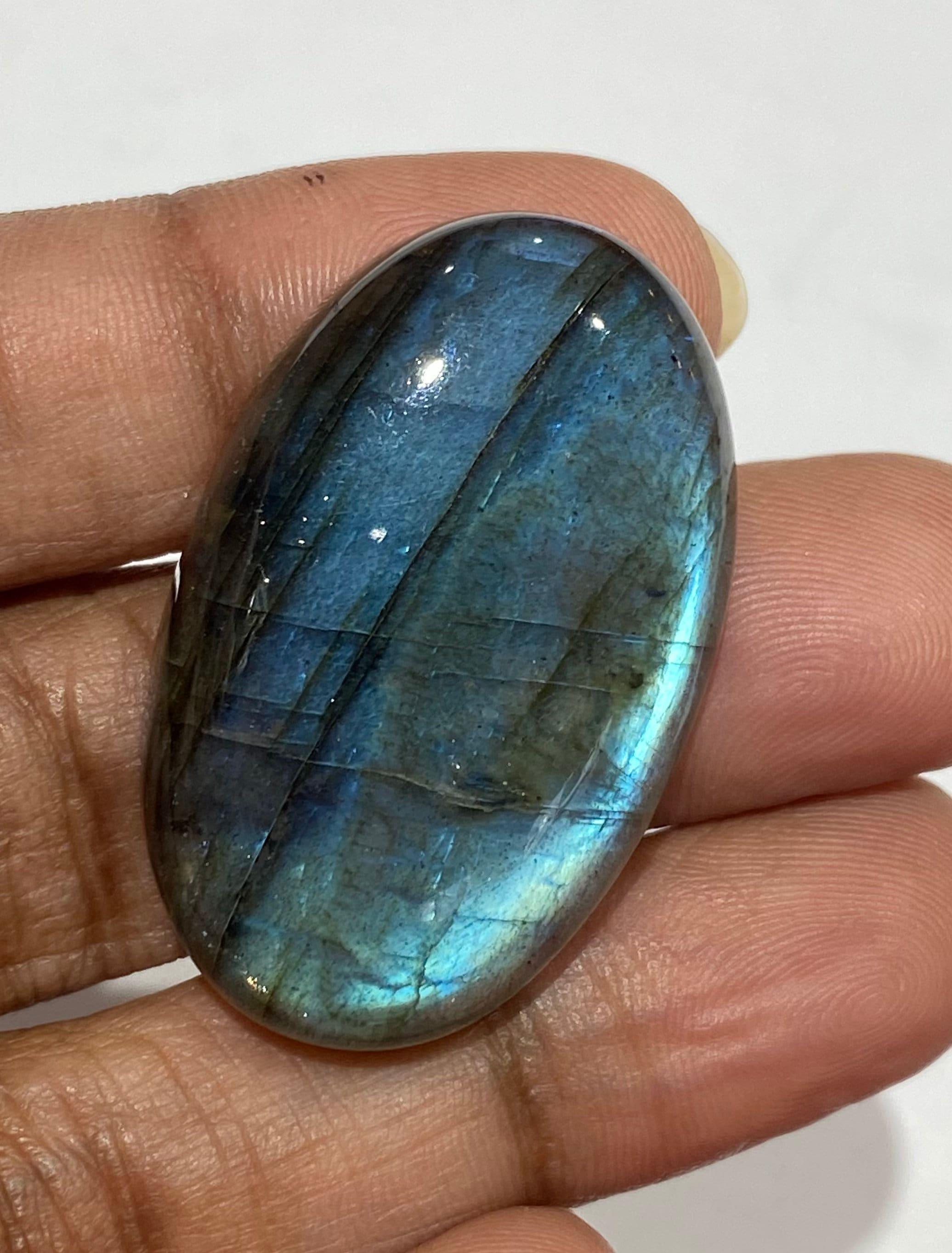 Labradorite Cabochon, Natural Gemstone Cabochon, Labradorite , Wire - VirtuousWares:Global