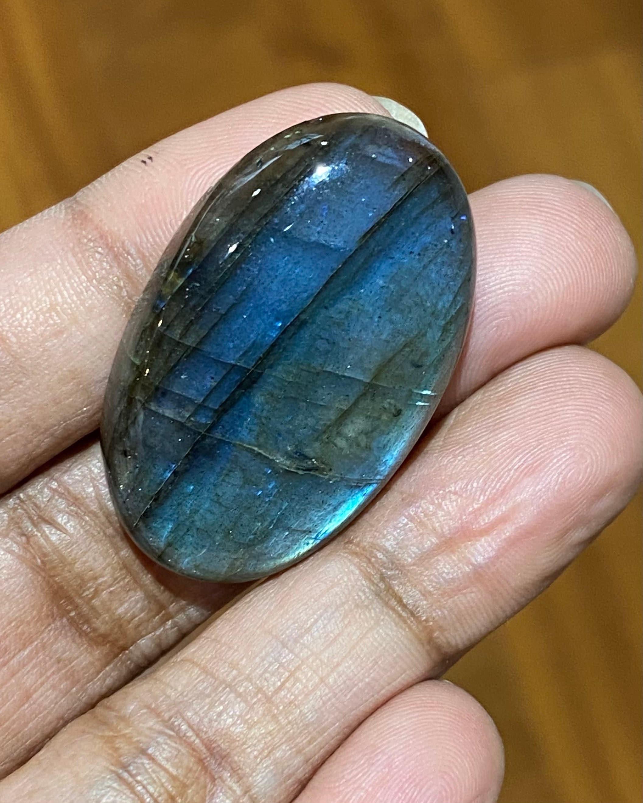 Labradorite Cabochon, Natural Gemstone Cabochon, Labradorite , Wire - VirtuousWares:Global