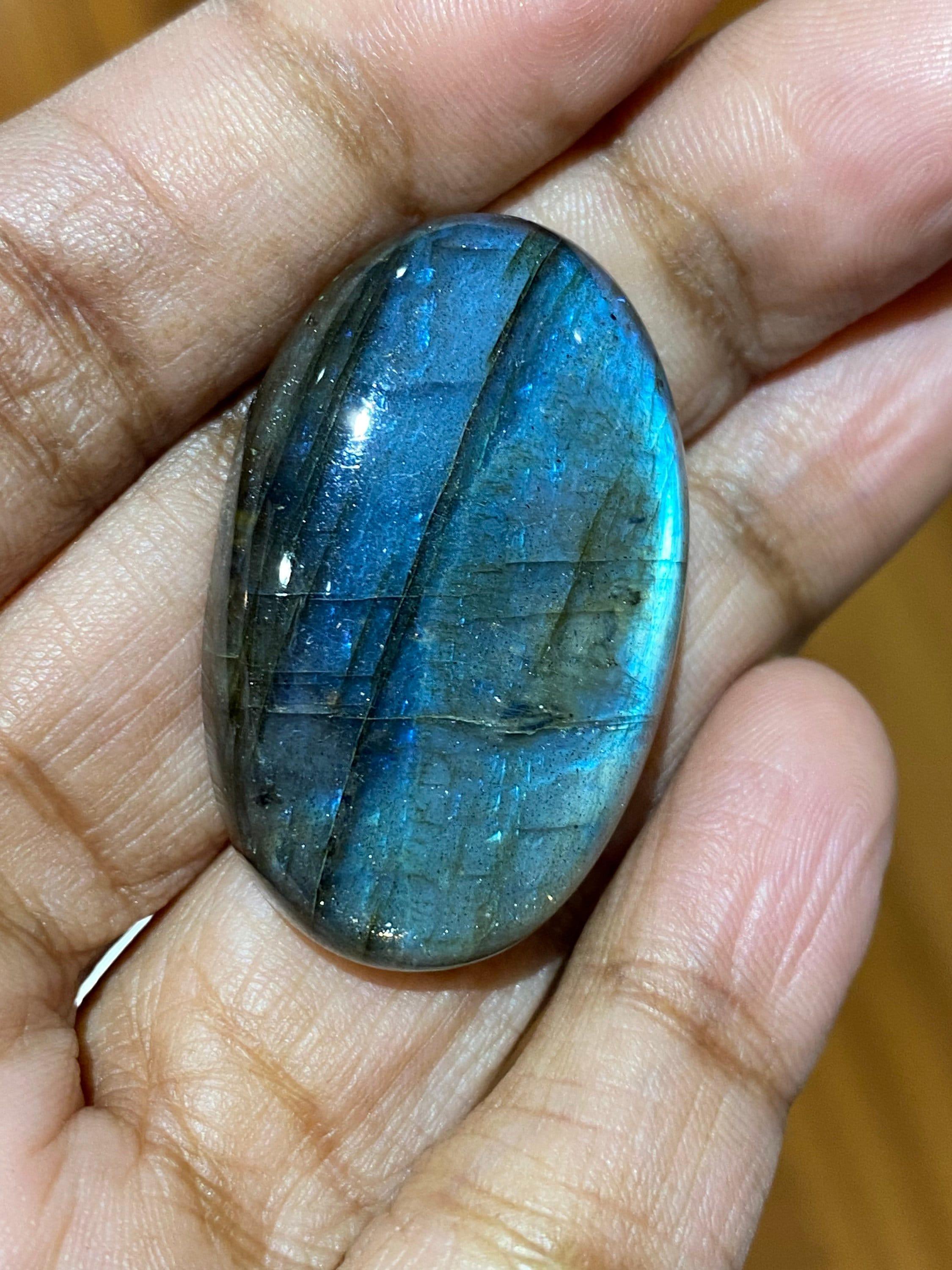 Labradorite Cabochon, Natural Gemstone Cabochon, Labradorite , Wire - VirtuousWares:Global