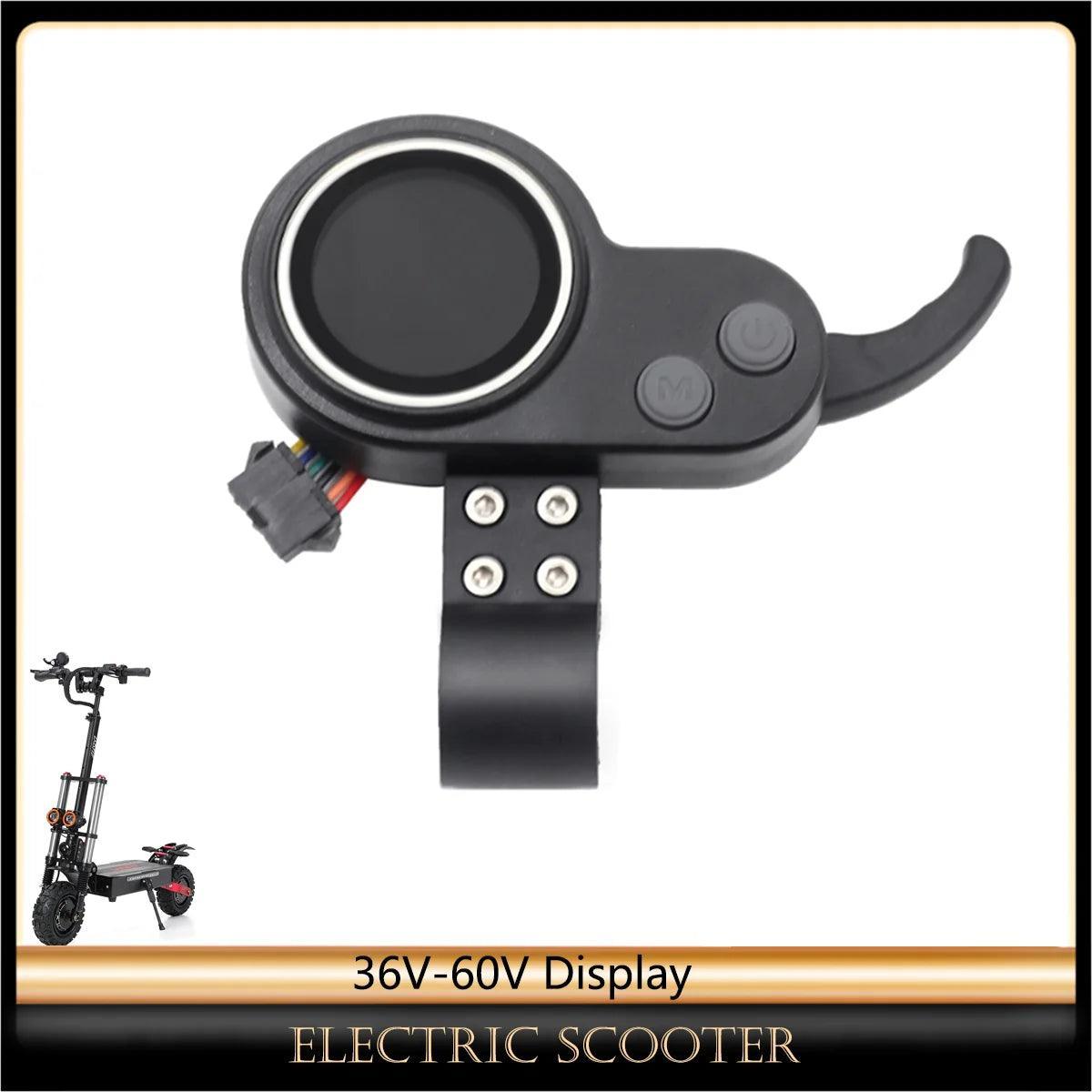 LAOTIE JP 36V-60V DISPLAY Instrument Electric Scooter Meter LCD Record Speed Time Power For TI30 ES18P T30 SR10 ES18 Lite PARTS - VirtuousWares:Global