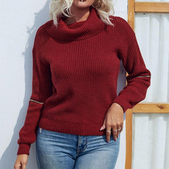 Lapel Ladies Knitwear Sweater - VirtuousWares:Global