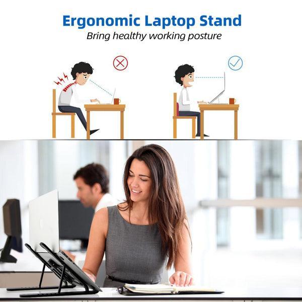 Laptop Holder Foldable Laptop Stand Portable Laptop Desk Stand - VirtuousWares:Global
