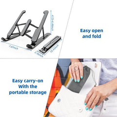 Laptop Holder Foldable Laptop Stand Portable Laptop Desk Stand - VirtuousWares:Global