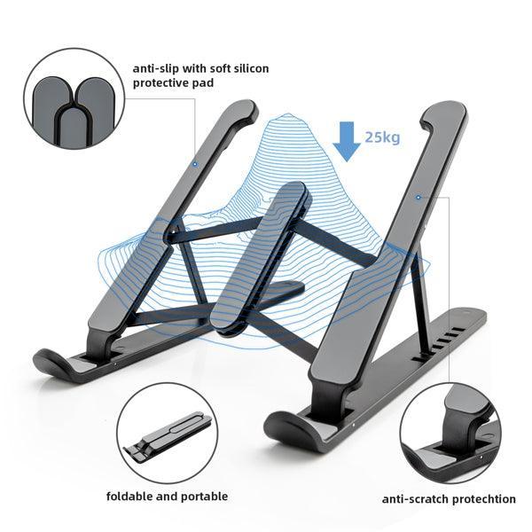 Laptop Holder Foldable Laptop Stand Portable Laptop Desk Stand - VirtuousWares:Global