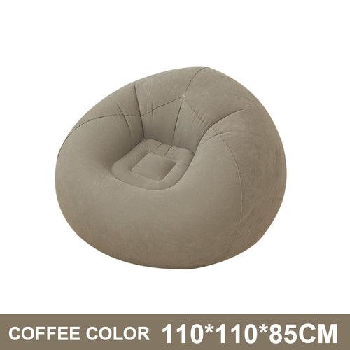 Large Lazy Inflatable Sofa Chairs PVC Lounger Seat Bean Bag Sofas Pouf - VirtuousWares:Global