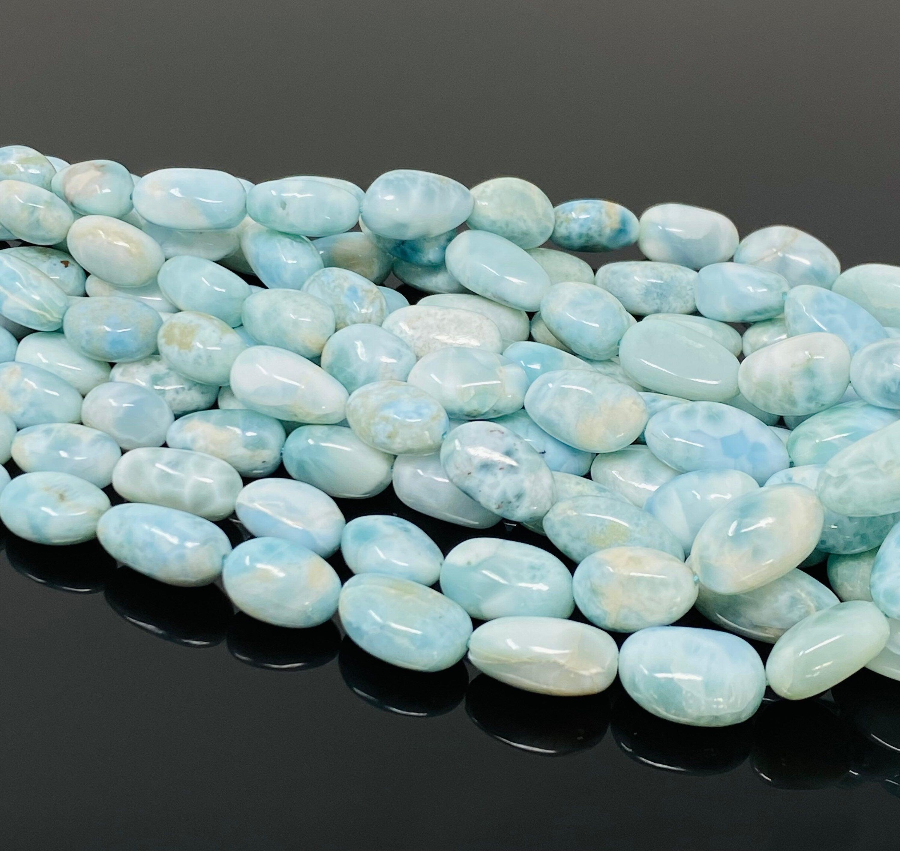Larimar Beads, Gemstone Beads, Genuine Dominican Republic Larimar - VirtuousWares:Global