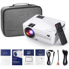 LCD Video Projector with Carrying Case Mini Movie Projector with HDMI - VirtuousWares:Global