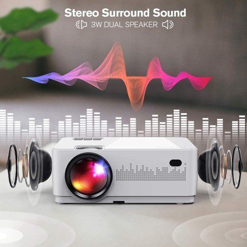 LCD Video Projector with Carrying Case Mini Movie Projector with HDMI - VirtuousWares:Global