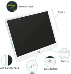 LCD Writing Tablet 15 Inch Kids Drawing Board - VirtuousWares:Global