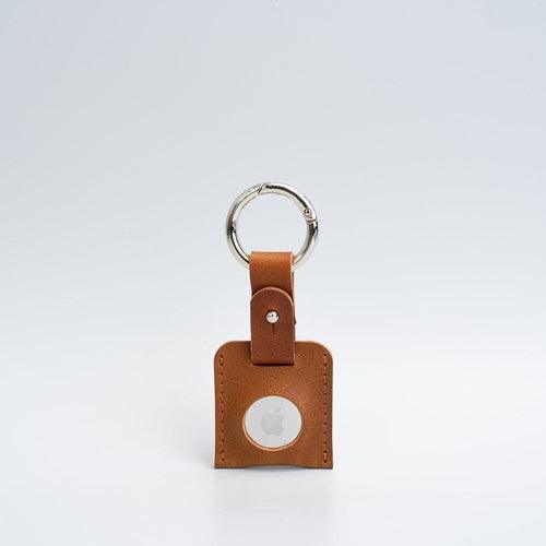 Leather airtag keychain - VirtuousWares:Global