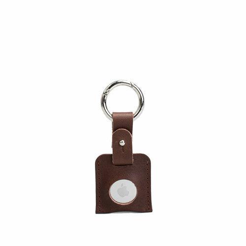 Leather airtag keychain - VirtuousWares:Global