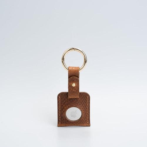 Leather airtag keychain - VirtuousWares:Global