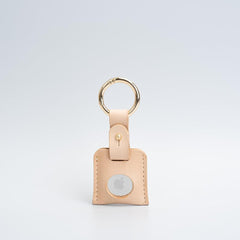 Leather airtag keychain - VirtuousWares:Global