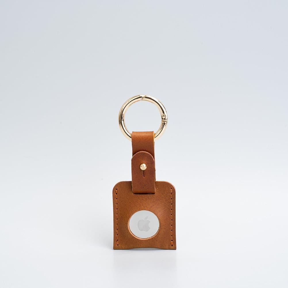 Leather airtag keychain - VirtuousWares:Global