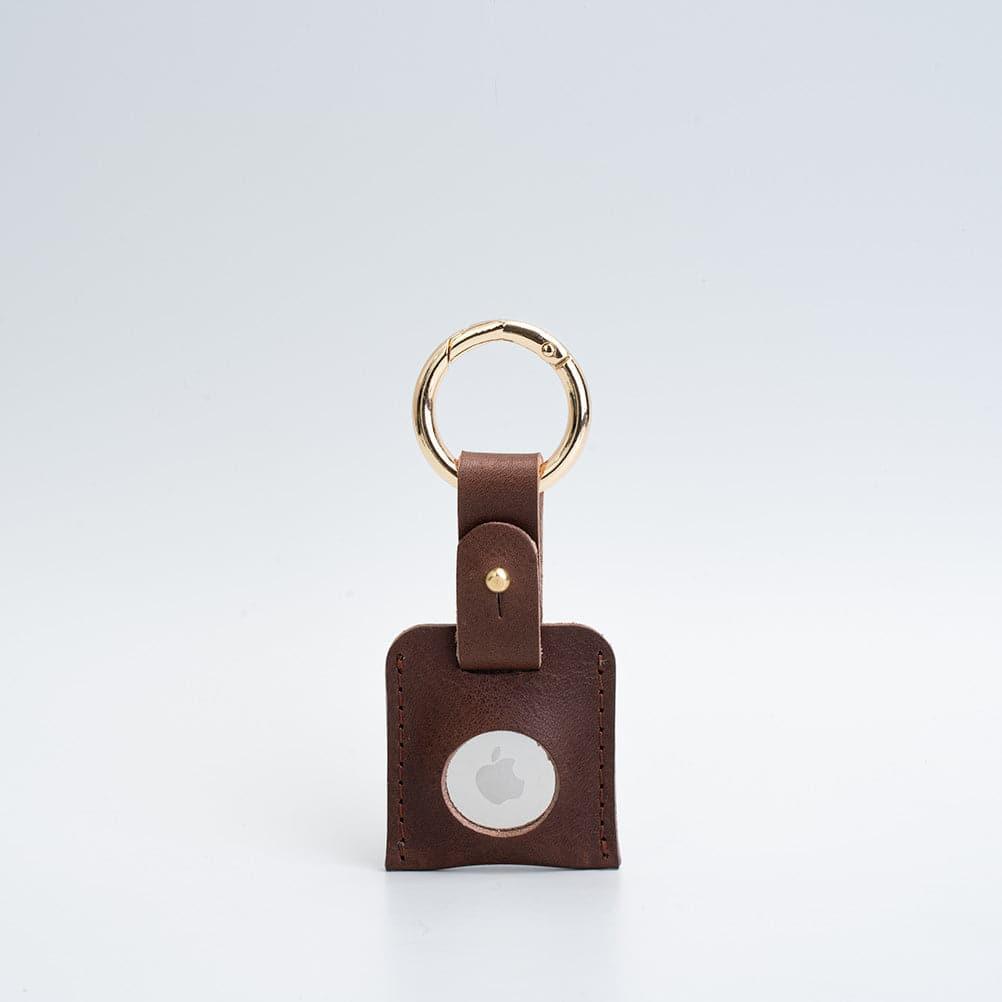 Leather airtag keychain - VirtuousWares:Global