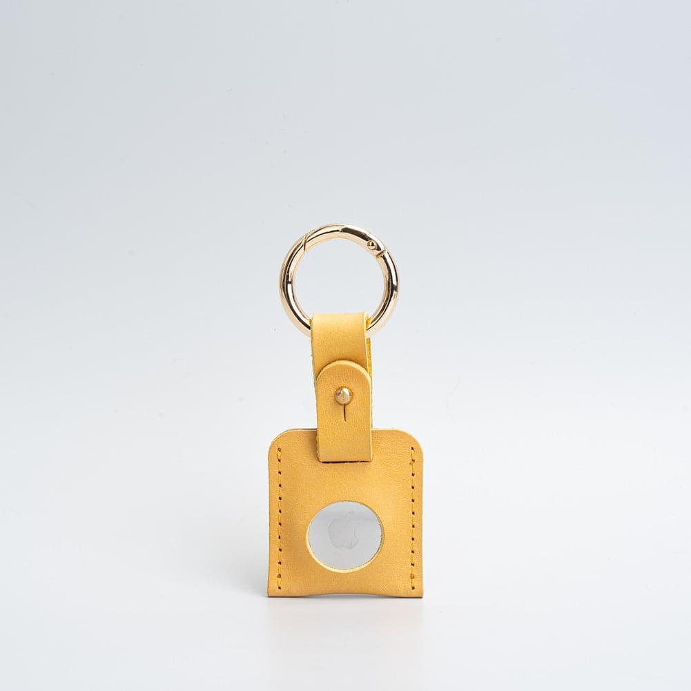 Leather airtag keychain - VirtuousWares:Global