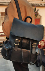 Leather Backpack – Handmade 15.5 Inch Unisex Backpack. - VirtuousWares:Global