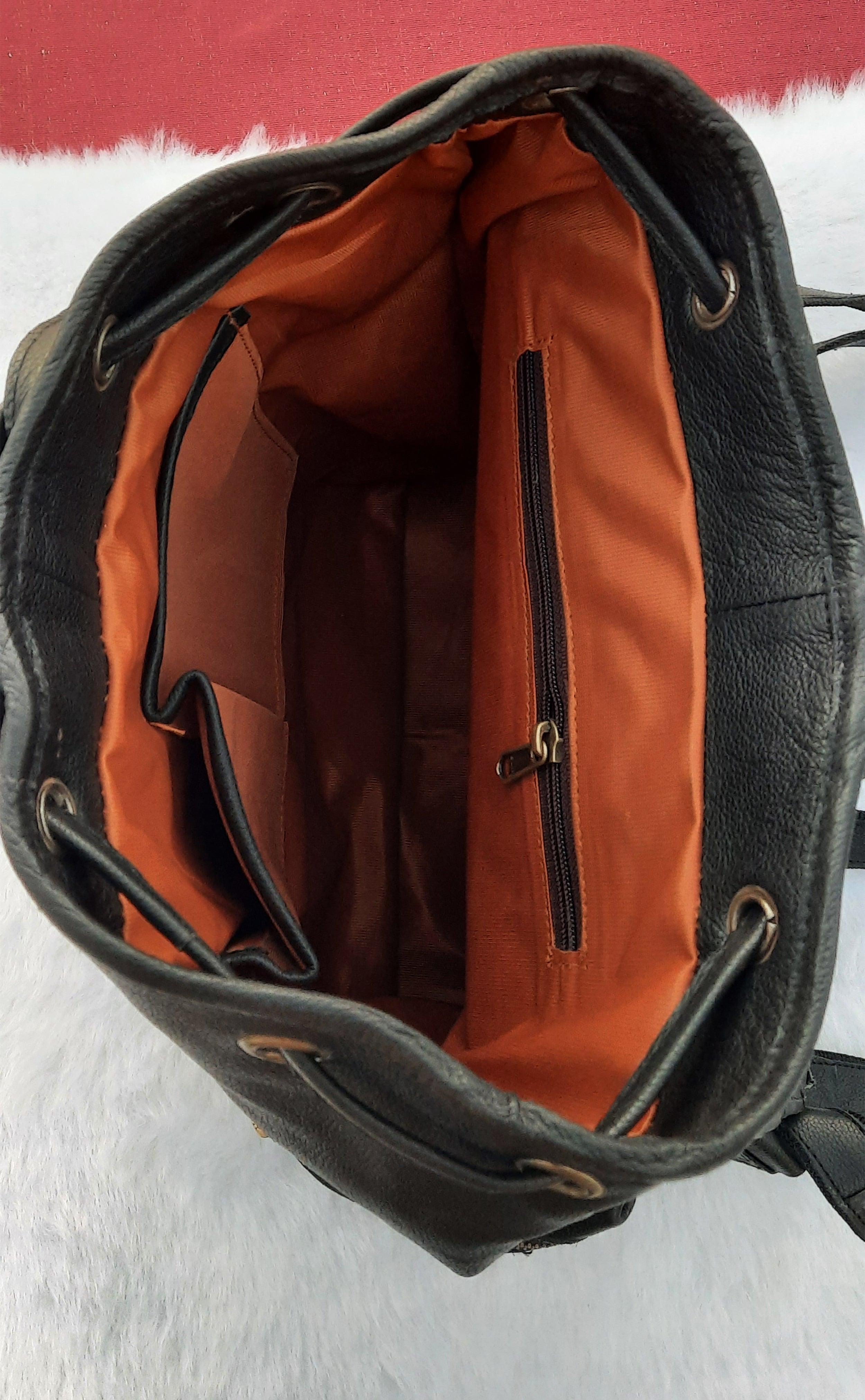 Leather Backpack – Handmade 15.5 Inch Unisex Backpack. - VirtuousWares:Global
