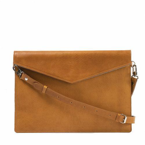 Leather Bag with adjustable strap for MacBook - VirtuousWares:Global