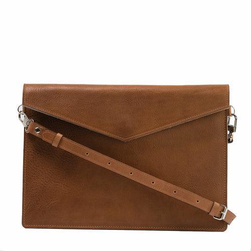 Leather Bag with adjustable strap for MacBook - VirtuousWares:Global