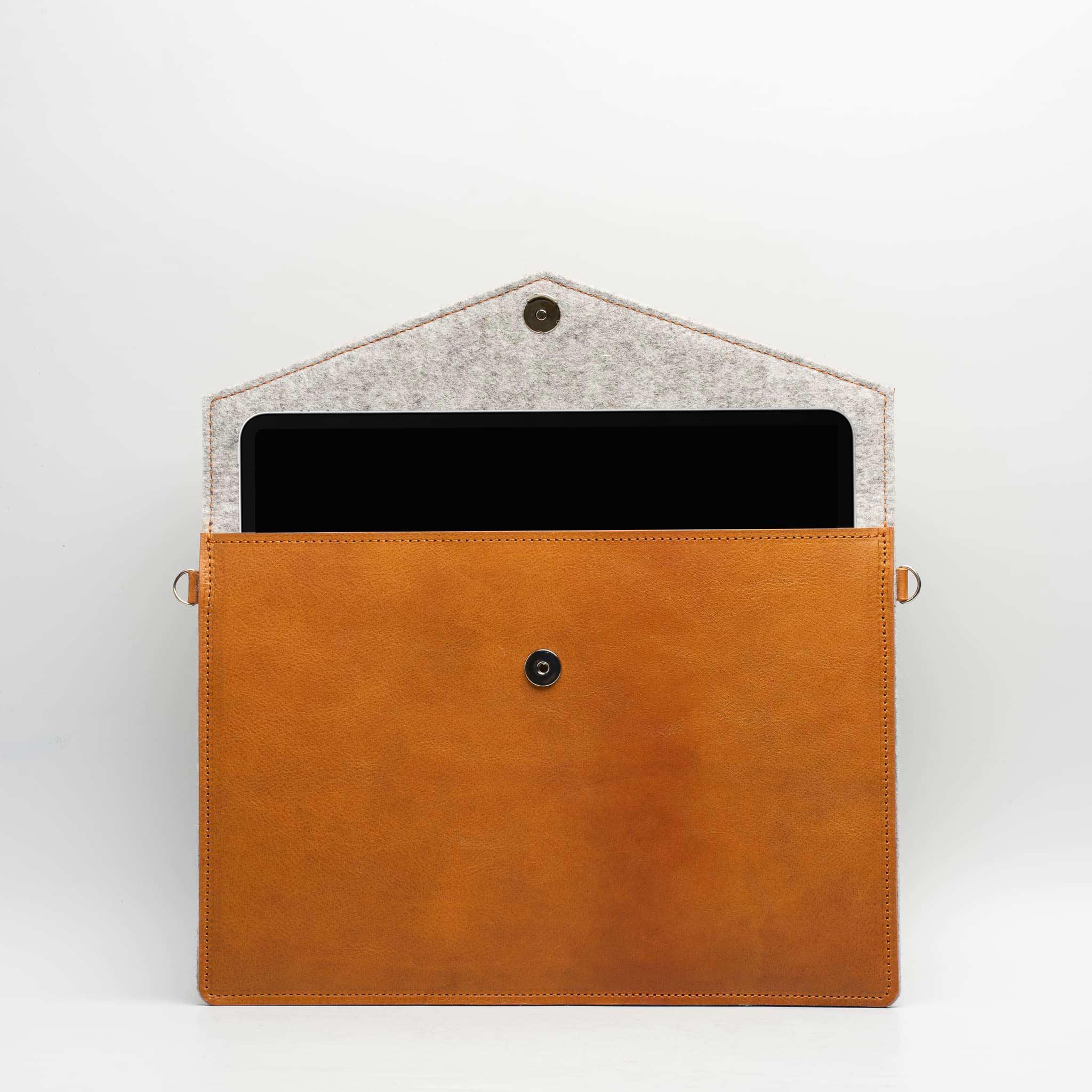 Leather Bag with adjustable strap for MacBook - VirtuousWares:Global