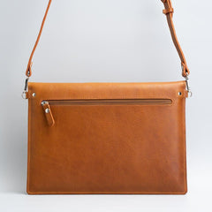 Leather Bag with adjustable strap for MacBook - VirtuousWares:Global