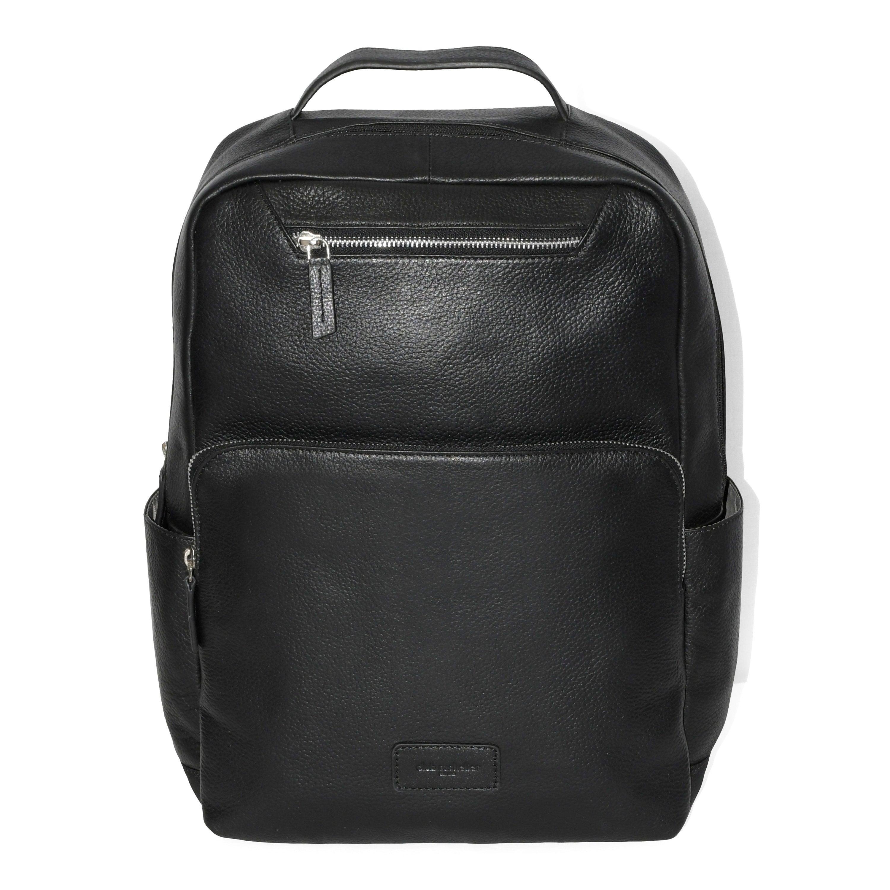 Leather Dual Front Organizer Backpack - VirtuousWares:Global