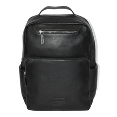 Leather Dual Front Organizer Backpack - VirtuousWares:Global