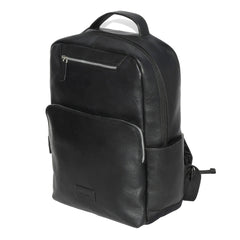 Leather Dual Front Organizer Backpack - VirtuousWares:Global