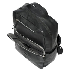 Leather Dual Front Organizer Backpack - VirtuousWares:Global